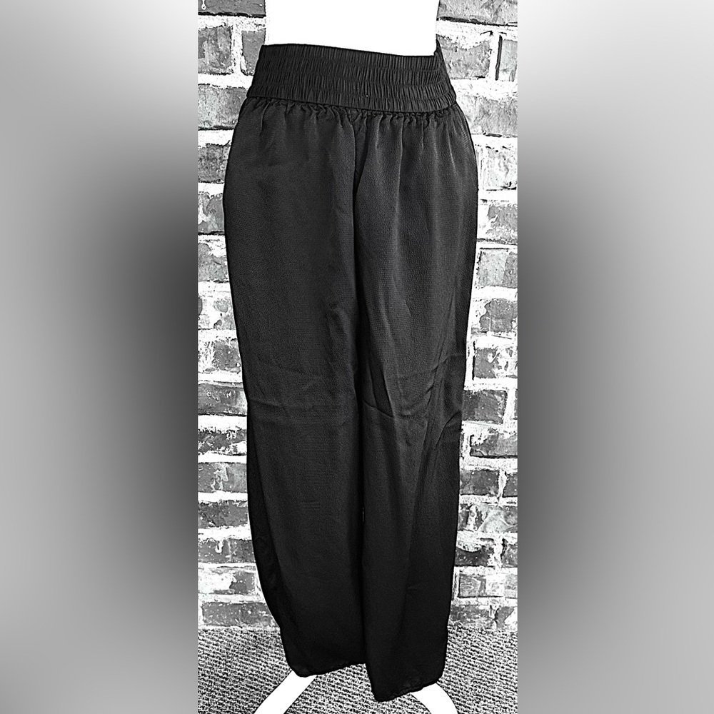 🦋 Everlane Black Wide-Leg Pants